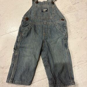 Oshkosh Striped Vestbak Overalls